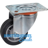 D�RNER + HELMER Lenkrolle TPE PP-Felge 80 mm 50 kg