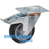 D�RNER + HELMER Lenkrolle TPE PP-Felge Feststeller 100 mm 70 kg