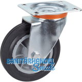 D�RNER + HELMER Lenkrolle TPE PP-Felge 160 mm 150 kg