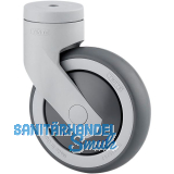 TENTE Lenkrolle Kunststoff R�ckenloch Anschraubloch 100 mm 100 kg