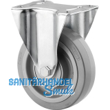 TENTE Bockrolle Elastik grau 200 mm 400 kg