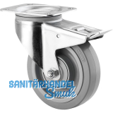 TENTE Lenkrolle Elastik Totalfeststeller 200 mm 400 kg