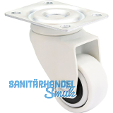 WAGNER Lenkrolle Kunstoff-Rad wei� 25 mm 12 kg