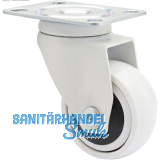 WAGNER Lenkrolle Kunstoff-Rad wei� 50 mm 50 kg