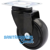 WAGNER Lenkrolle Kunstoff-Rad schwarz 75 mm 75 kg