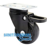 WAGNER Lenkrolle Kunstoff-Rad schwarz 50 mm 50 kg Feststeller