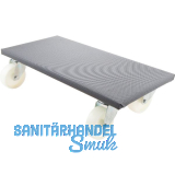 Transportroller Jumbo Polyamid Rad � 100 mm Tragkraft 350 kg/Platte 300 x 600mm