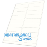 Etiketten wei� 100 x 30 mm