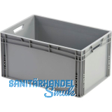 Eurokasten in grau geschlossen 600 x 400 x 320 mm