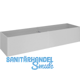 BIOHORT HochBeet Gr. 4x1 silber-metallic