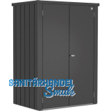 BIOHORT Terrassenschrank Romeo L High dunkelgrau-metallic