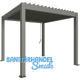 BIOHORT Pergola Gr. 3 x 3 quarzgrau