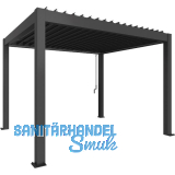 BIOHORT Pergola Gr. 3 x 3,5 dunkelgrau