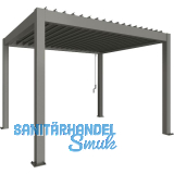 BIOHORT Pergola Gr. 3 x 3,5 quarzgrau