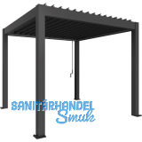 BIOHORT Pergola Gr. 4 x 3 dunkelgrau