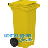 M�lltonne 120 Liter Kunststoff gelb Urban