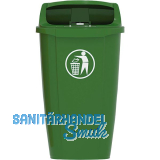 Papierkorb Optima 50 Liter gr�n