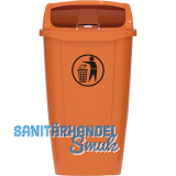 Papierkorb Optima 50 Liter orange