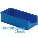 Sichtlagerkasten blau 500 x 234 x 140 mm