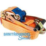 Zurrgurt 2-teilig mit Ratsche und Spitzhaken 4000 kg 8 m