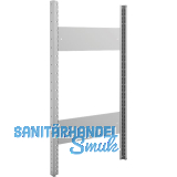 META Steckrahmen 1025 x 500 mm inkl. Steckprofil u. Steck-Tiefensteife verzinkt