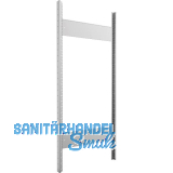 META Steckrahmen 1500 x 600 mm inkl. Steckprofil u. Steck-Tiefensteife verzinkt