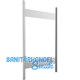 META Steckrahmen 1500 x 800 mm inkl. Steckprofil u. Steck-Tiefensteife verzinkt