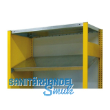 META Schr�gboden V 150, 14� mit Anschlag verzinkt, komplett 1000 x 500 mm