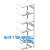META Steck-Anbauregal 2500 x 750 x 600 mm 6 Fachb�den 100 kg