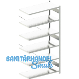 META Steck-Anbauregal 2500 x 1300 x 600 mm 6 Fachb�den 230 kg