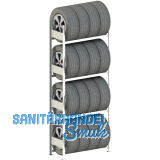 META Reifen Steck-Grundregal 2500 x 1000 x 400 mm 150 kg