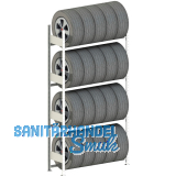 META Reifen Steck-Grundregal 2500 x 1300 x 400 mm 150 kg