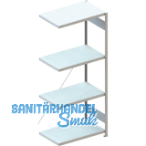 META Steck-Anbauregal 2000 x 750 x 600 mm 4 Fachb�den 100 kg