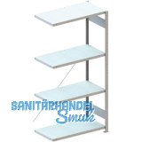 META Steck-Anbauregal 2000 x 1000 x 500 mm 4 Fachb�den 150 kg