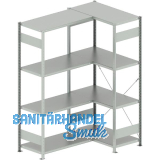 META Steck-Eckregal 2000 x 1000 /1000 x 500 mm Tragkraft 100 kg