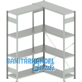 META Steck-Eckregal 2000 x 1300 /1000 x 400 mm Tragkraft 100 kg