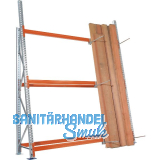 META Profillager Regal Anbaufeld einseitig 3300 x 2700 x 700 mm inkl. Bodenanker