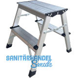 Alu-Montagetrittleiter 2x2-stufig