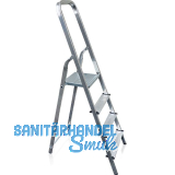 Alu Haushaltsleiter mit Plattform Stufen=4 Arbeitsh�he=2,9 m
