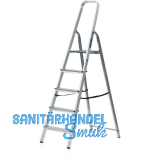 Alu Haushaltsleiter mit Plattform Stufen=5 Arbeitsh�he=3,1 m