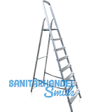 Alu Haushaltsleiter mit Plattform Stufen=8 Arbeitsh�he=3,8 m