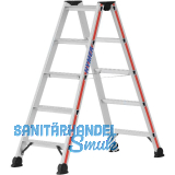 HYMER Alu-Stufen-Stehleiter Type 4024 Stufen=2 x 5 L�nge=1,28 m