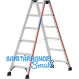 HYMER Alu-Stufen-Stehleiter Type 4024 Stufen=2 x 6 L�nge=1,53 m