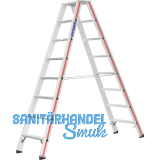 HYMER Alu-Stufen-Stehleiter Type 8024 Stufen=2 x 8 L�nge=2,05 m