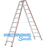 HYMER Alu-Stufen-Stehleiter Type 8024 Stufen=2 x 10 L�nge=2,50 m