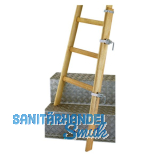 Holmverl�ngerung 130 cm zu Holzstehleiter Sprossen=3-9