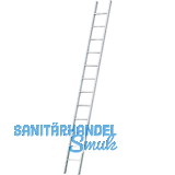 JUST Alu-Anlege-Industrieleiter einteilig Type 50 Sprossen= 7 L�nge=2,23 m