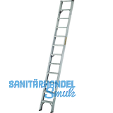 JUST Alu-Stufenanlegleiter Type 59 Stufen=10 L�nge=2,50 m