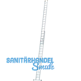 JUST Alu-Seilzug Industrieleiter 2-tlg. Type 56 Sprossen=2x20 L�nge=5,91/9,84 m