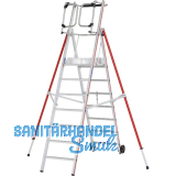 HYMER Alu ProTect Plattformleiter Type 8483 Sprossen=7 H�he 2,85 m